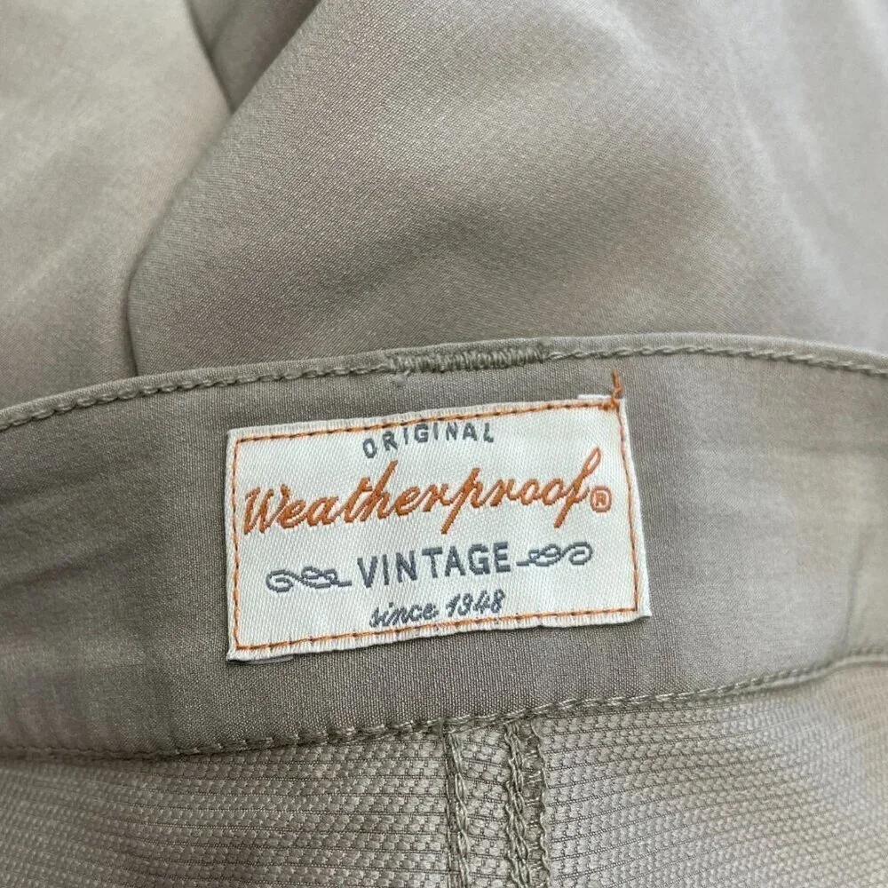 Weatherproof Vintage Men's Size 40 Khaki Cargo Trail Shorts